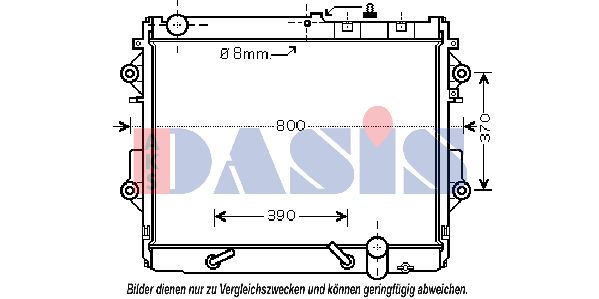 AKS DASIS Jäähdytin,moottorin jäähdytys 210221N